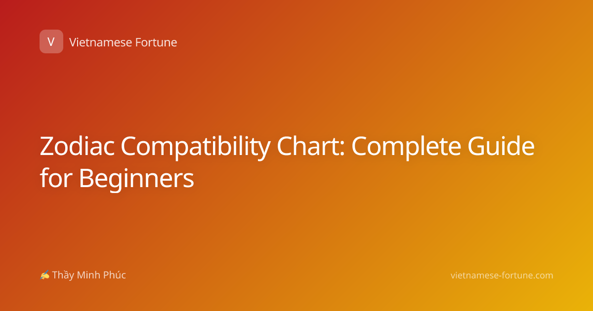 Zodiac Compatibility Chart: Complete Guide for Beginners